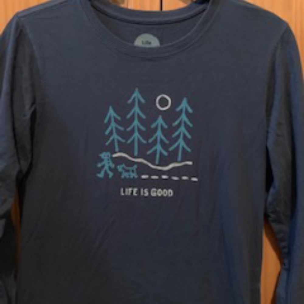Life is good long sleeve t-shirt